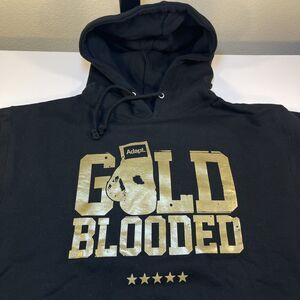 Gold Blooded ADAPT Hasim Rahman Jr Team Boxing HOODIE HOODED SWEATSHIRT Sz M